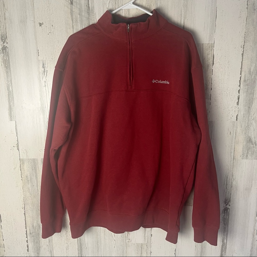Columbia Men’s 1/4 Zip pullover Size XXL